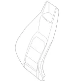 2079101547649D88 - : Seat Back Cushion Cover for Mercedes-Benz Image