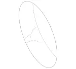 2217580058 - Trunk Lid: Mercedes Star for Mercedes-Benz Image