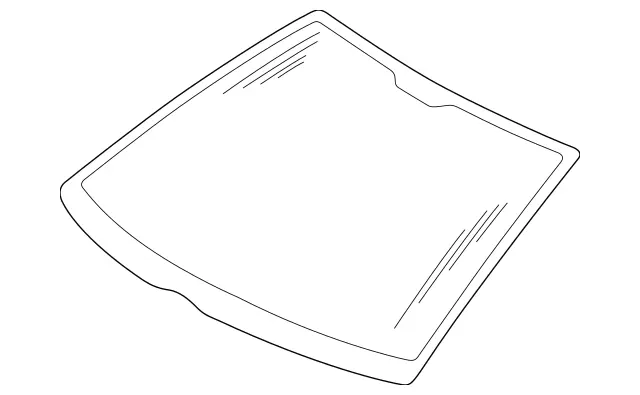 2086701101 - Body: Windshield for Mercedes-Benz Image