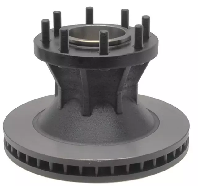 Black Hat Front Disc Brake Rotor and Hub Assembly - GM (19264664)