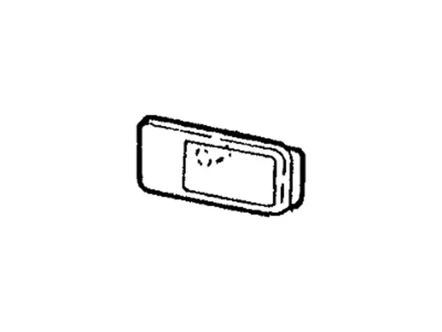 E9SZ13734B - Body: Lens for Ford: E-150, E-150 Club Wagon, E-150 Econoline, E-150 Econoline Club Wagon, E-250, E-250 Econoline, E-350 Club Wagon, E-350 Econoline, E-350 Econoline Club Wagon, E-350 Super Duty, E-450 Econoline Super Duty, E-450 Super Duty, Econoline Super Duty, Expedition, Windstar | Lincoln: Mark VIII Image