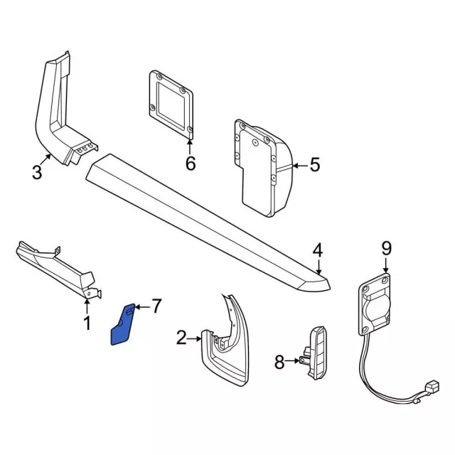 NZ6Z6011398D - : Deflector for Ford: Maverick Image