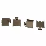 8C2Z2B164A - : Disc Brake Anti-Rattle Clip Set for Ford Image