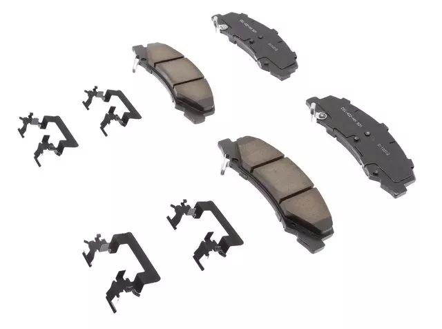 Ceramic Front Disc Brake Pad Kit with Clips - GM (19427989)