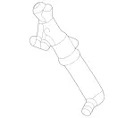 2038600747 - Electrical: Nozzle for Mercedes-Benz Image