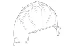 4476840677 - : Wheelhouse Liner for Mercedes-Benz: Metris Image