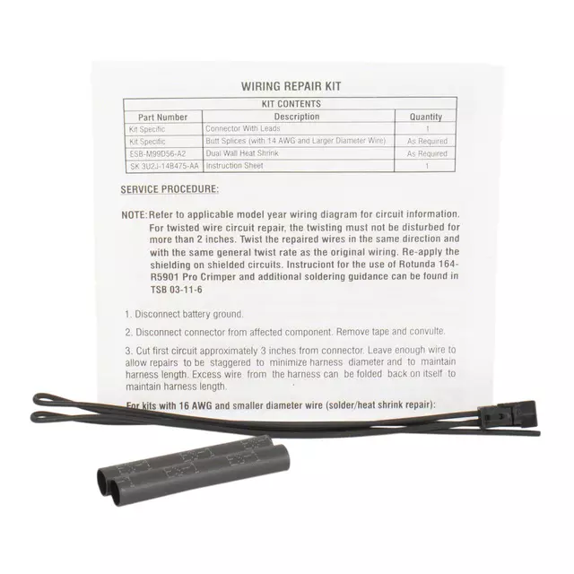 BU2Z14S411ADA - : Wire Assembly for Ford Image