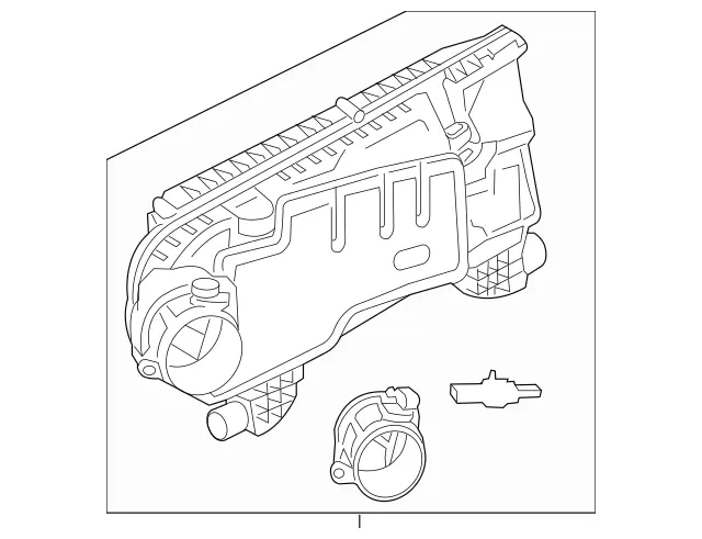 276090120164 - : Damping Air Filter for Mercedes-Benz Image