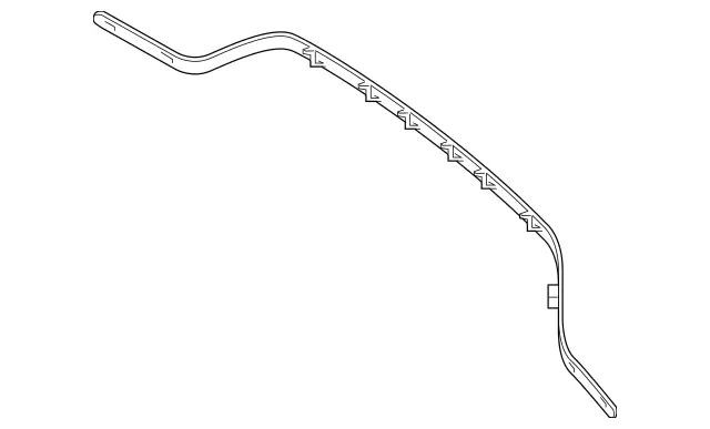 2138857001 - Detachable Parts: Trim Strip for Mercedes-Benz: E300, E350, E43 AMG, E53 AMG, E63 AMG S Image image