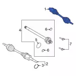 TX13267 - Suspension: Axle Assembly for Ford: Maverick Image