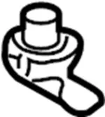 96409CG000 - Body: Sun-visor Holder for Infiniti Image