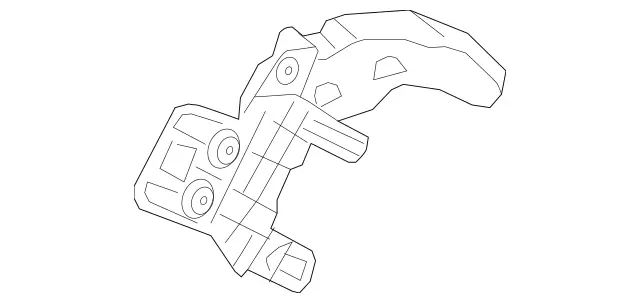 1677331400 - Rear Doors: Holder for Mercedes-Benz: GLS450, GLS580, GLS63 AMG, Maybach GLS600 Image image