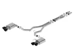 M5200DHE - : 2024-2025 Mustang Dark Horse 5.0L Extreme Active Cat-Back-Black Tip for Ford Performance Parts Image