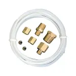 E9801 - : Tubing Kit, Nylon, 1/8" Diameter, Incl. Compression Fittings and Ferrules for Equus Image