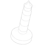 465 - Covering and Lining: Tapping Screw for Mercedes-Benz: 250, 300S, CL500, CL55 AMG, CL550, CL600, CL63 AMG, CL65 AMG, G55 AMG, G550, G550 4x4, G63 AMG, G65 AMG, GL320, GL550, ML320, ML350, ML450, ML500, ML550, ML63 AMG, S350, S400, S500, S550, S600, S63 AMG Image