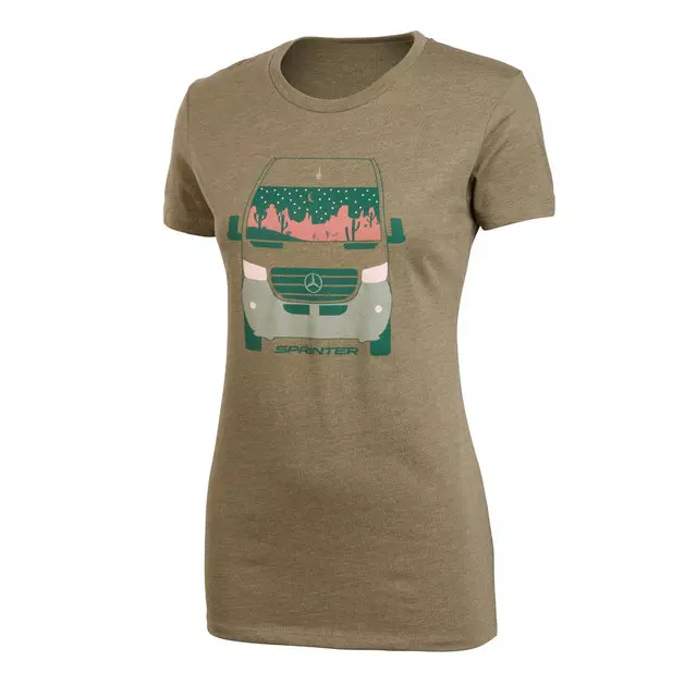 152581281 - : Mer Vans Ladies Adventure Graphic Tee Mi for Mercedes-Benz Image