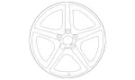 218401140280 - : Exchange  Wheel 8, 5JX18 ET34, 5 for Mercedes-Benz Image