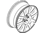 BL1Z1007A - Suspension: Wheel, Alloy for Ford: Expedition Image