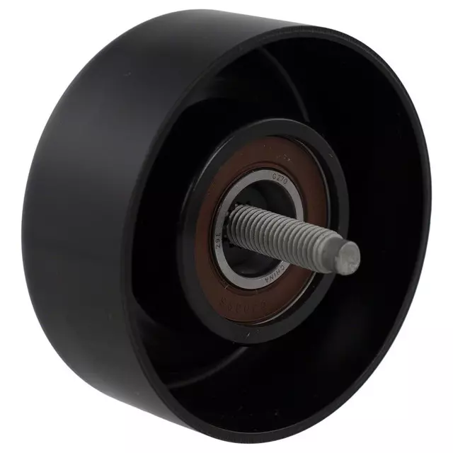 LC3Z8678C - Cooling System: Idler Pulley for Ford: E-350 Super Duty, E-450 Super Duty, F-250 Super Duty, F-350 Super Duty, F-450 Super Duty, F-550 Super Duty Image