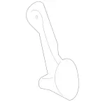 2204620036 - Steering: Lever for Mercedes-Benz Image