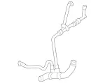 4635002388 - : Radiator Coolant Hose for Mercedes-Benz Image