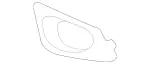 90688502539678 - : Fog Lamp Bezel for Mercedes-Benz Image
