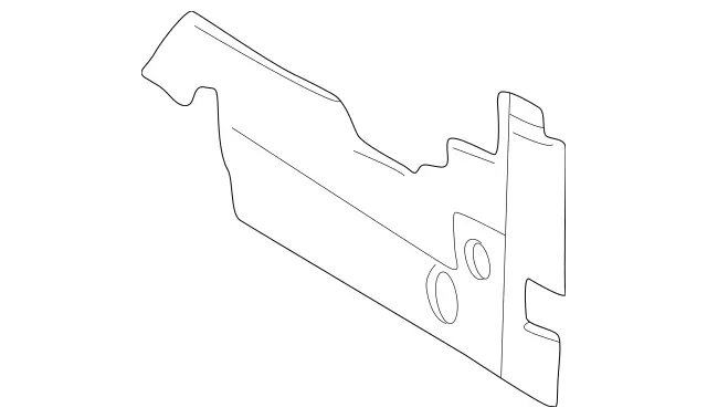 4636801825 - Body: Insulation for Mercedes-Benz Image