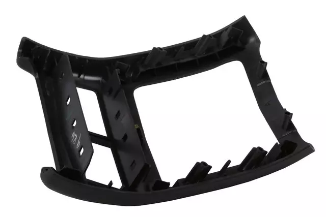 Jet Black Front Floor Console Rear Trim Panel - GM (23235098)