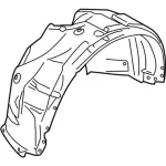 KA1Z16102A - Body: Fender Liner for Lincoln: Nautilus Image