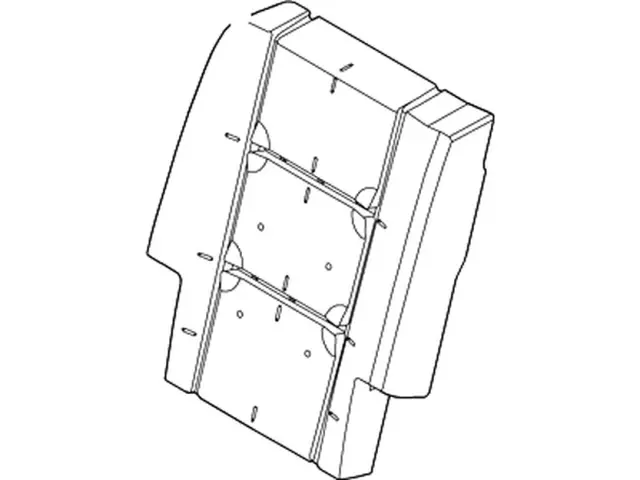 DB5Z7866800A - Body: Seat Back Pad for Ford: Police Interceptor Utility Image