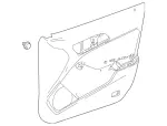 11772071008S77 - : Door Trim Panel for Mercedes-Benz Image