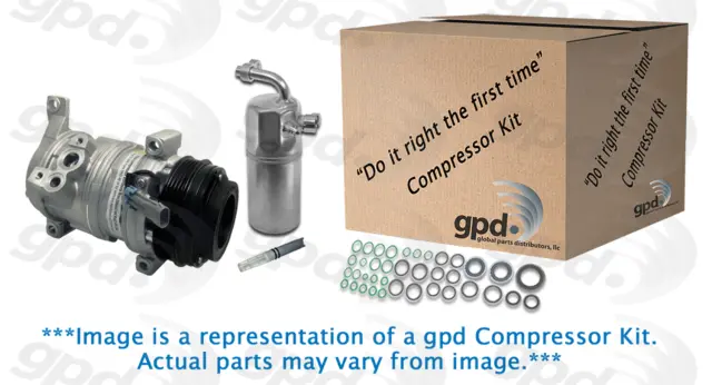 9613224 - Air Conditioning &amp; Heat: A/C Compressor Kit for GLOBAL PARTS DISTRIBUTORS Image