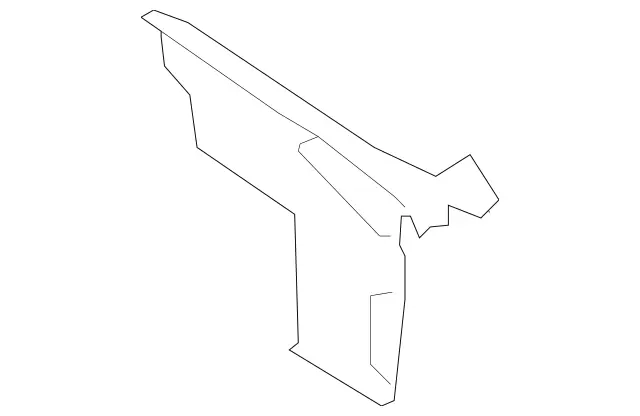 2096300228 - Body: Pillar Reinforced for Mercedes-Benz Image