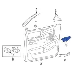 XL3Z14524AAC - Body: Switch Housing for Ford: F-150, F-250 Image