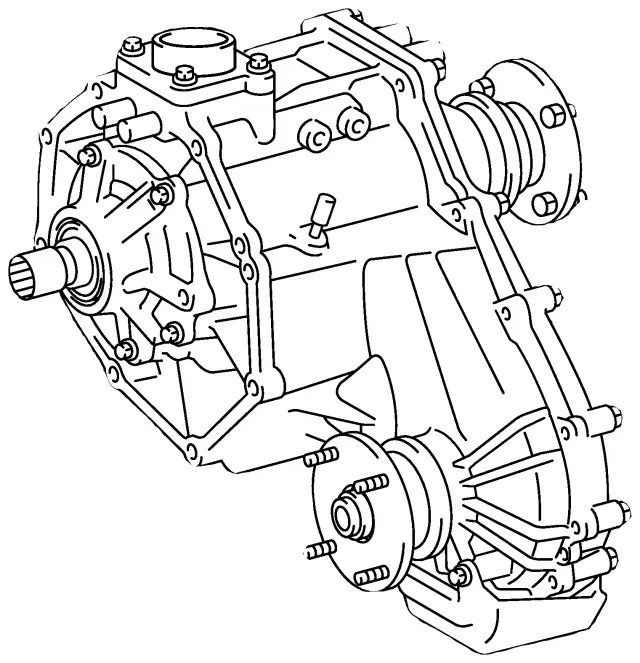 3610071370 - Transfer Case: Transfer Case Assembly for Toyota Image