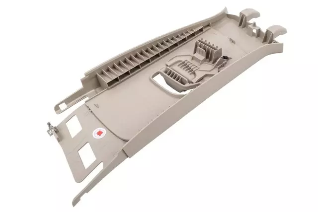 Light Neutral Passenger Side Center Pillar Upper Trim Panel - GM (23208053)