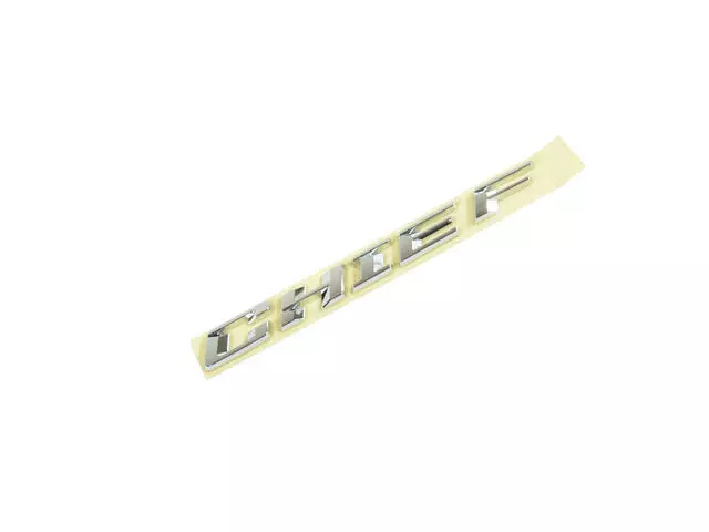 68324104AA - Exterior Ornamentation: Front Fender Nameplate for Jeep: Wrangler Image