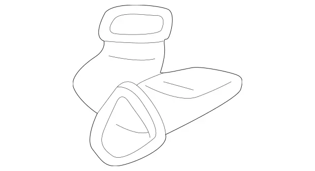 2038312746 - Heating and Ventilation: Air Duct for Mercedes-Benz: 180C, C230, C240, C280, C32 AMG, C320, C350, C55 AMG Image image