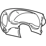 YC2Z15044D70CAC - Body: Finish Panel for Ford: E-150 Econoline, E-150 Econoline Club Wagon, E-250 Econoline, E-350 Econoline Club Wagon, E-350 Super Duty, E-450 Econoline Super Duty Image