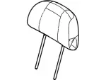 8L8Z78611A08HB - Body: Headrest, Outer for Ford: Escape Image image