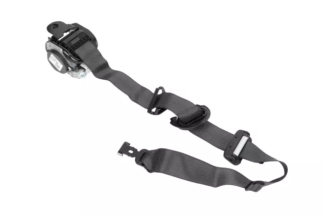 Black Passenger Seat Belt with Pre-Tensioner - GM (19370125)