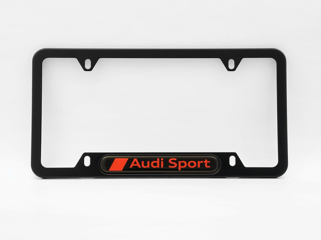 2009-2025 Audi - Audi Sport License Plate Frame - Audi (ZAW-071-801-S-DX9)