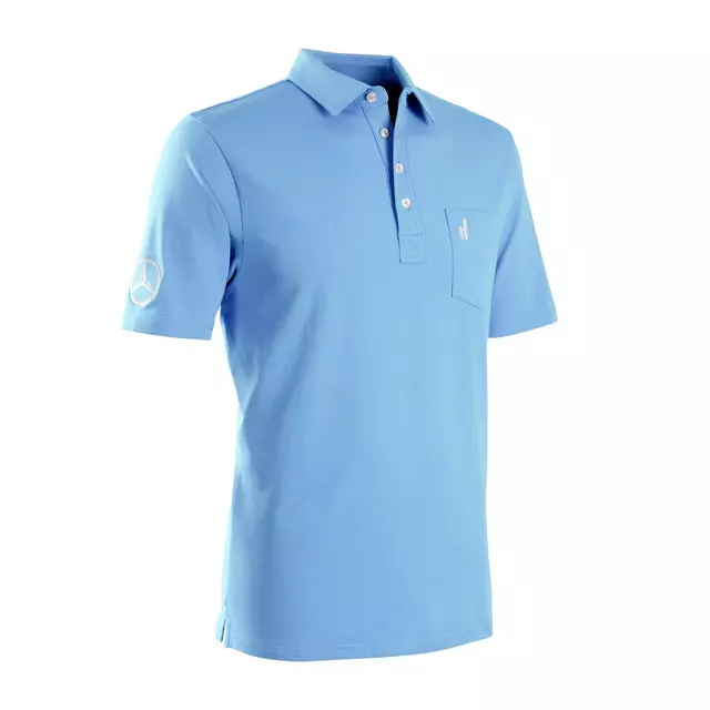 152464103 - : Mer Mens Johnnie-O Original 4-Button Pol for Mercedes-Benz Image