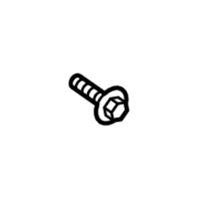 W716088S900 - Engine: Water Inlet Tube Lower Bolt for Ford Image