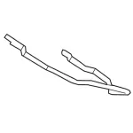 4L3Z18603A86AA - Body: Release Handle for Ford Image