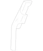 23869263005F24 - Body: Front Trim for Mercedes-Benz Image