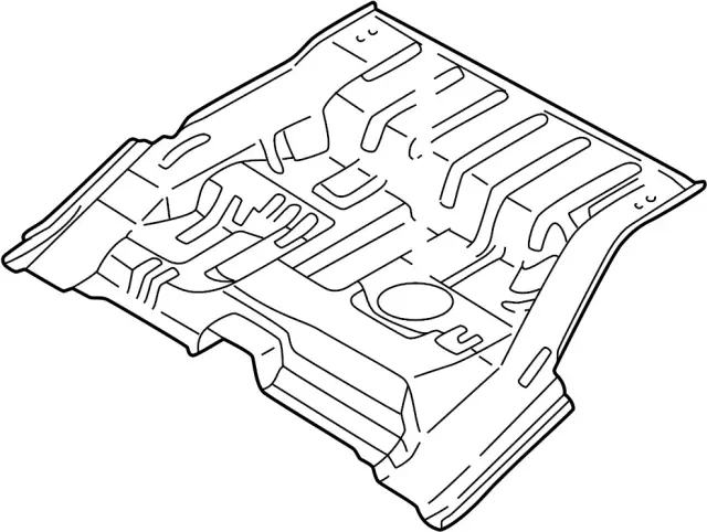 745120W730 - Body: Rear Floor Pan for INFINITI: QX4 Image