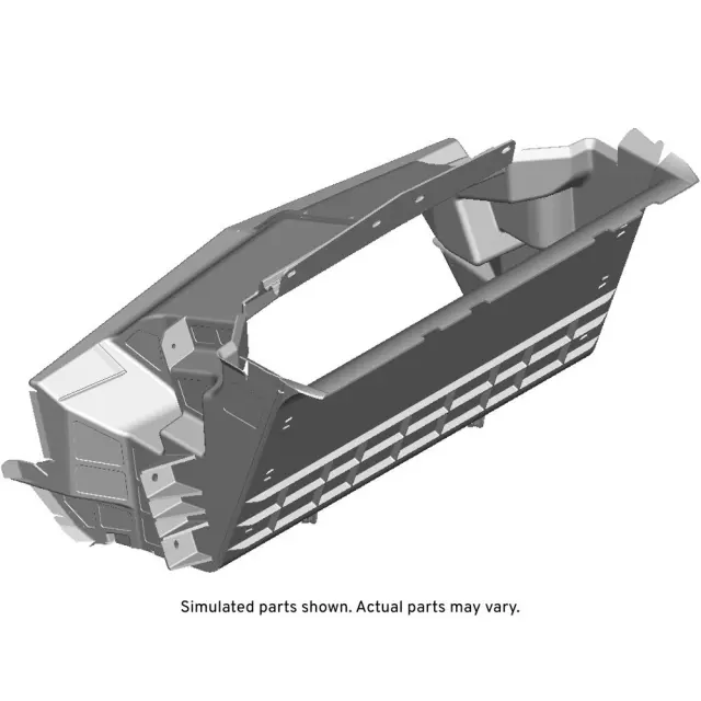 23390817 - : Radiator Air Front Lower Baffle for GMC: Sierra 1500, Sierra 1500 Limited Image