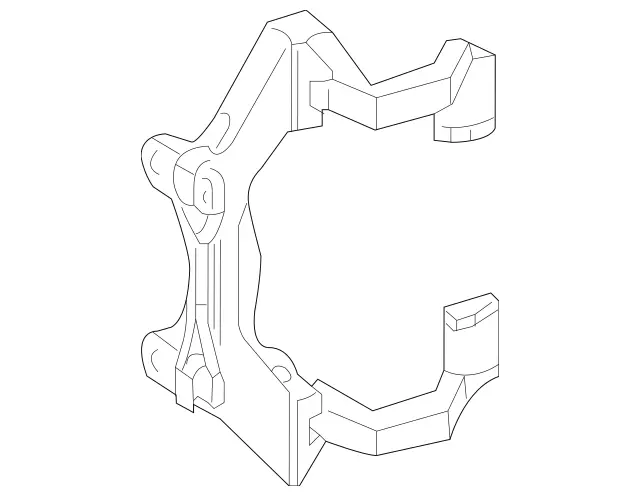 1644230306 - Brakes: Caliper Support for Mercedes-Benz Image