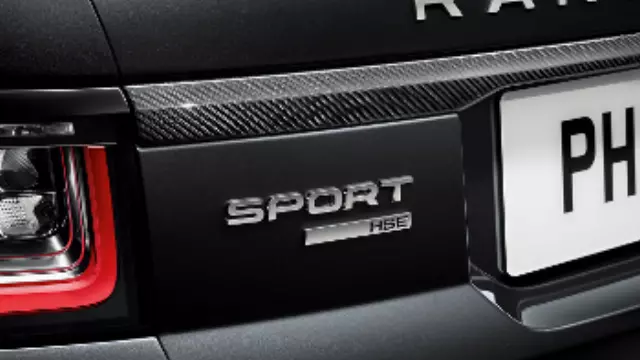 LR098814 - Body: Tailgate Trim - Carbon Fibre, 18MY onwards for Land Rover: Range Rover Sport Image